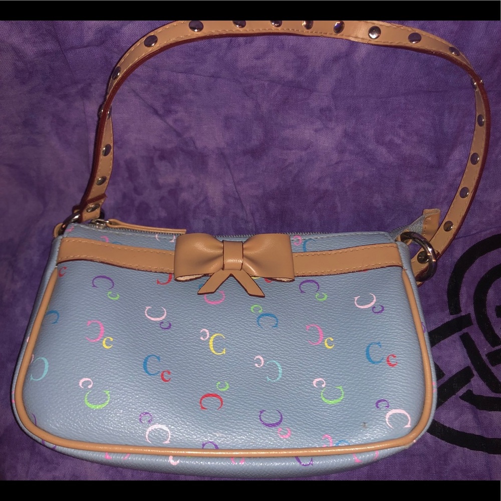 *SOLD* Limited Too Letter C monogram  Blue purse